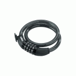 CÂBLE ANTIVOL SPIRAL À CHIFFRE DE LONGUEUR 0,65M DIAMÈTRE 12MM - ABUS - CS 35.65BC HS