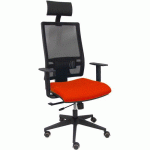 CHAISE DE BUREAU HORNA ACCOUDOIRS RÈGLABLES - ORANGE FONCÉ - PIQUERAS Y CRESPO