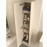 COLONNE SUSPENDUE 140CM SALLE DE BAIN OPTIMUS BOIS NATUREL NORDICK - SALGAR 87879