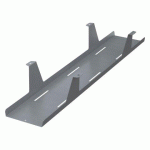 GOULOTTE PASSE-CÂBLES HORIZONTALE EXTRA OUVERTE UNIVERSELLE L 90 CM X P 15 X H 12 CM ALUMINIUM