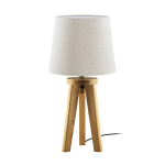 HERZBLUT ELLI LAMPE À POSER, CHÊNE HUILÉ/CRÈME