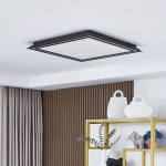 LUCANDE PLAFONNIER LED LEICY, NOIR, 64 CM, RVB, CCT