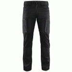 PANTALON DE TRAVAIL SERVICES STRETCH NOIR TAILLE 52C - BLAKLADER