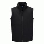 PORTWEST CD877 BODYWARMER SOFTSHELL WX2 ECO (2 COUCHES) NOIR - TAILLE 4XL