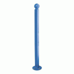 POTELET INCLINABLE AMORTICHOC BOULE - ZINC BLEU 5010 - PROCITY