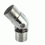 RACCORD MAIN COURANTE 42,4 MM - INOX 316 POLI - ORIENTABLE DESIGN PRODUCTION