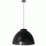 SUSPENSION DOCK XXL Ø60 CM DÔME EN MÉTAL NOIR MAT - MANUTAN COLLECTIVITÉS