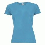 TEE-SHIRT PERSONNALISABLE MULTITECH PESFÉMININ BLEU ATTOL