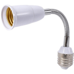 TLILY - LAMPE LED AMPOULE SUPPORT DE LAMPE CONVERTISSEURS ADAPTATEUR FLEXIBLE E27 À E27 LONGUEUR DE 20CM FLEXIBLE BASE DE PRISE D'EXTENSION EXTENSION