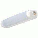 APPLIQUE SALLE DE BAIN LED - S19 - EO INTER + TUBE + PRISE EBENOID