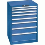 ARMOIRE BLEU GENT. 717X725X1000 AVEC 8 TIROIRS 200KG - LISTA