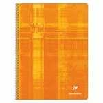 CAHIER SPIRALES CLAIREFONTAINE METRIC - A4+ 24 X 32 CM - GRANDS CARREAUX - 100 PAGES