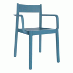 FAUTEUILS DANNA POLYPROPYLÈNE - BLEU RÉTRO - GARBAR