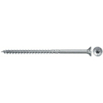 FISCHER - VIS BOIS AGGLOMÉRÉ FPF II CTP TÊTE FRAISÉE ZINGUÉE BLANCHE 100 PIÈCES L : 140 MM ∅ 6 MM - ZINGUÉE BLANCHE