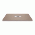 RECEVEUR DE DOUCHE POALGI EXTRAPLAT, BEIGE ALBERO, L.90 X L.120 CM, FINITION SABLE, SÉRIE CLAY