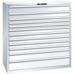 ARMOIRE BLANC PUR 1431X725X1450 AVEC 12 TIR. 200KG - LISTA