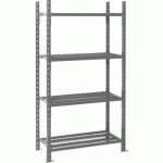 COMBI-PLUS - KIT DÉPART 4 NIVEAUX - GRILLAGÉ - 2000X1260X1000MM - MANORGA