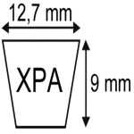 COURROIE XPA2180 12,7X09X2180