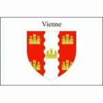 DRAPEAU VIENNE : DIMENSIONS - 50 X 75 CM