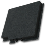 FILTRE À CHARBON D'ORIGINE 200X215X35 MM (11022296, 17006795) HOTTE BLAUPUNKT BOSCH NEFF, SIEMENS, VIVA