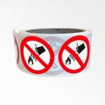 ROULEAU DE PICTOS - INTERDICTION D