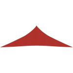 VOILE D'OMBRAGE 160 G/M² ROUGE 3.5X3.5X4.9 M PEHD - ROUGE