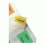 ONGLET ADHÉSIF REPOSITIONNABLE IMPRIMABLE COULEURS ASSORTIES AVERY - LOT DE 96