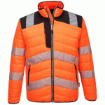 PORTWEST PW371 PW3 HI-VIS BAFFLE ORANGE/NOIR - TAILLE 5XL