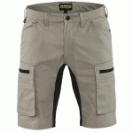 SHORT SERVICES STRETCH BEIGE/NOIR TAILLE 48 - BLAKLADER