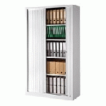 ARMOIRES À RIDEAUX ECO-CONÇUE CLASSIQUES GRIS H 198 X L100