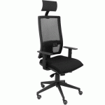 CHAISE DE BUREAU HORNA APPUI TÊTE - NOIR - PIQUERAS Y CRESPO