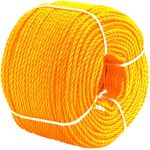 CORDAGE POLYPROPYLENE16MM 3T. JAUNE BOBINE 35M