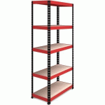 RAYONNAGE À EMBOÎTER 150KG 5 NIVEAUX - 1980X900MM - RB BOSS - RB BOSS