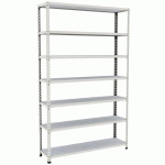 RAYONNAGE D'ARCHIVES RAPID 2 1980X1220X305 7 TAB METAL GRIS
