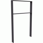 ARCEAU APPUI VÉLOS AVEC TRANSVERSALE ET REVÊTEMENT-750MM - SCHAKE