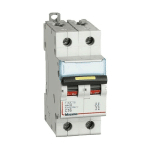 DISJONCTEUR MAGNÉTOTHERMIQUE BTICINO 16A 2 PÔLES 16KA COURBE D 2 MODULES FT82D16