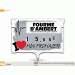 ETIQUETTE RAPID'ETIQ N°3 LOVE FROMAGER À  TEXTE