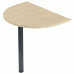 EXTENSION ISIA 1/2 RONDE + 1 PIED CHÊNE CLAIR/ANTHRACITE - MBA