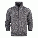 JAMES HARVEST RICH HILL VESTE POLAIRE HOMMES ANTHRACITE MÉLANGE - TAILLE M