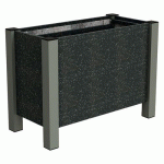 JARDINIÈRE FLORALU 82X40X60 CM URBECOSI - IPRA/ALU GRIS 7016 - URBEMOB