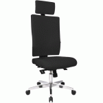 SIÈGE DE BUREAU NOIR DOSS. H:58 CM ASS. L:48 CM - TOPSTAR