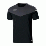 T-SHIRT DE FOOT MANCHES COURTES - JAKO - CHAMP 20 NOIR/GRIS