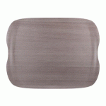 WAVE PLATEAU 43 X 33 CM - GREY WOOD