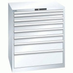 ARMOIRE BLANC PUR 870X725X1000 AVEC 8 TIR. 200KG - LISTA