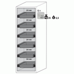 ARMOIRE S-PHOENIX VOL.2-90 S90.196.060.075.FDAC GRIS - ASECOS