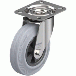 BLICKLE - ROULETTE PIVOTANTE Ø 125MM BANDAGE CAOUTCHOUC SBR 100KG - LEX-VPP 125G-SG