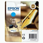 CARTOUCHE EPSON 16 CYAN POUR IMPRIMANTE JET D