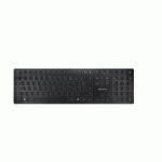 CLAVIER SANS FIL RECHARGEABLE CHERRY KW 9100 SLIM - AZERTY