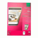 LOT DE 2 - PAPIER PHOTO, A4, 135 G/M2, GLOSSY RECTO-VERSO