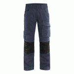 PANTALON DE TRAVAIL SERVICES STRETCH MARINE FONCÉ/NOIR TAILLE 42C - BLAKLADER